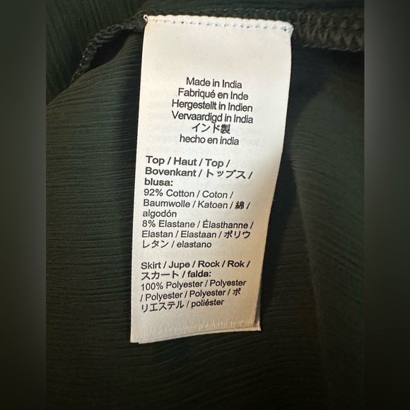 J.Crew| Pleated ballet dress in stretch cotton blend - Picture 3 of 3